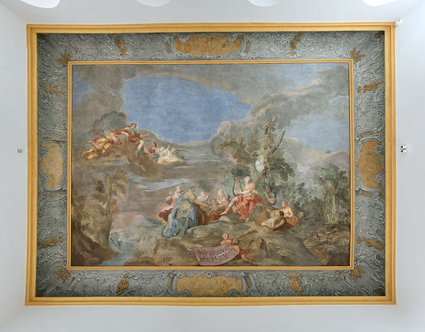 Erzbischöfliches Palais München - Treppenhaus Decke